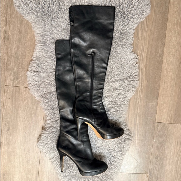 Vince Camuto Black Over-the-Knee Boots - Picture 4 of 9